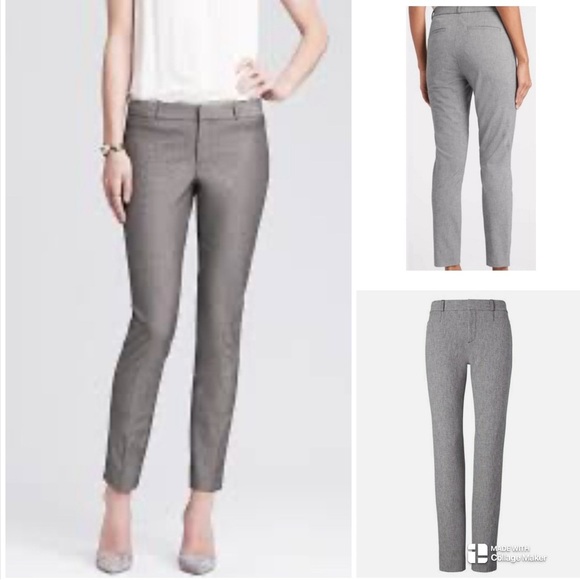 Banana Republic Pants - Banana Republic Sloan fit ankle Gray Women's Pants